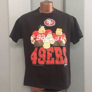 San Francisco 49ers Flintstones Fred Barney Shirt